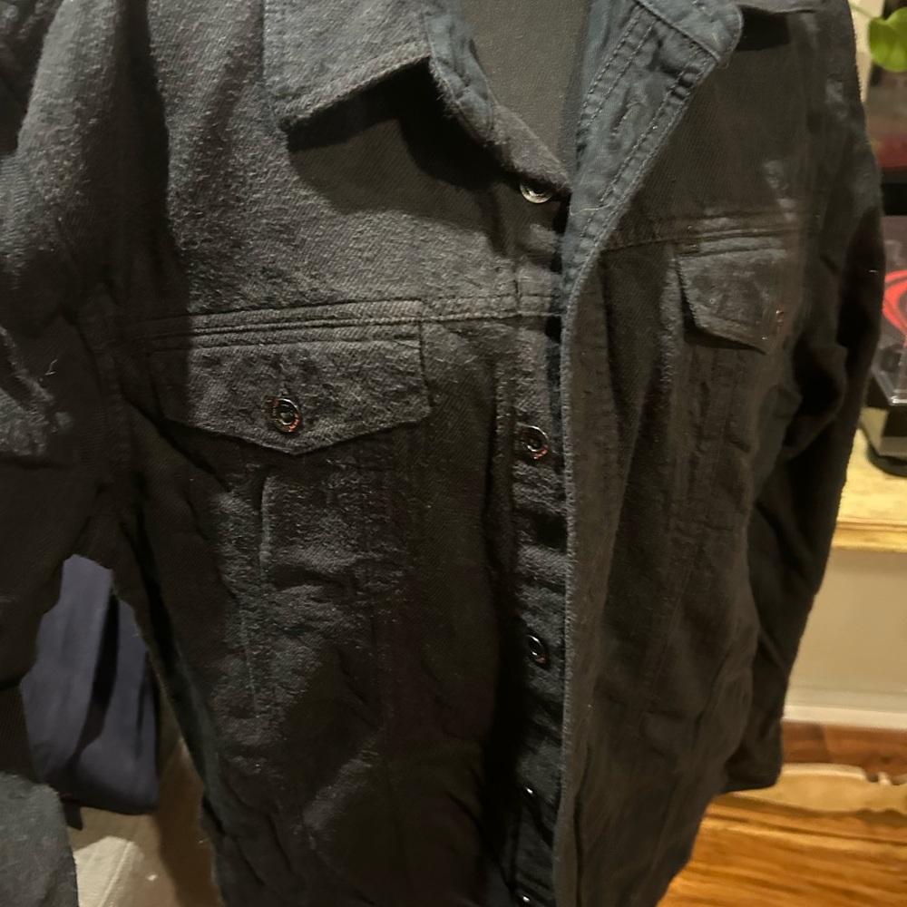 Vans Men's Textured Black Shirt Jacket